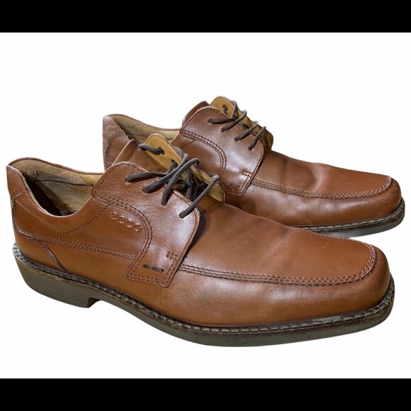 Ecco Shock Point Arch Support Comfort Leather Shoe Ex… Gem