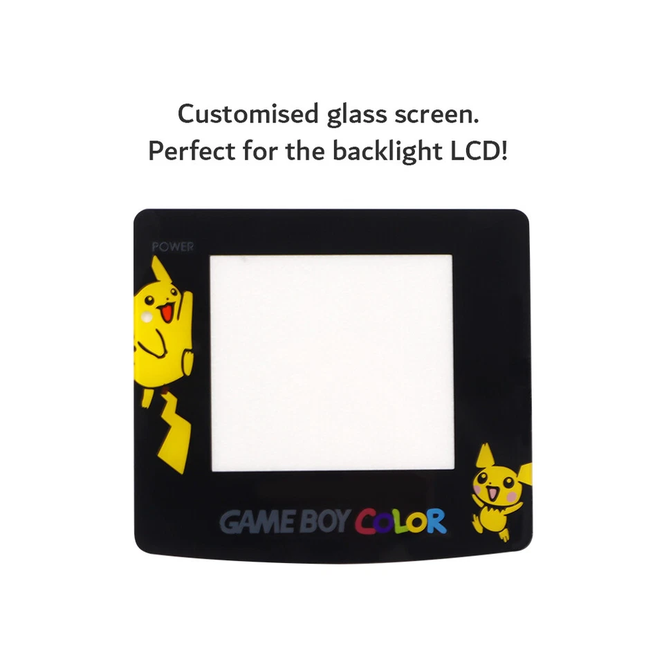 Pattern Len-8 Colors Backlight Screen LCD Kit For Game Boy Color GBC &Shell case - Image 3 of 4