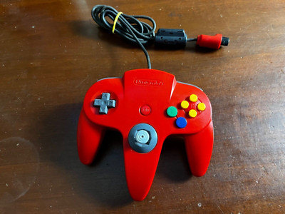 Nintendo n64 n 64 rot offizieller Controller funktioniert einwandfrei