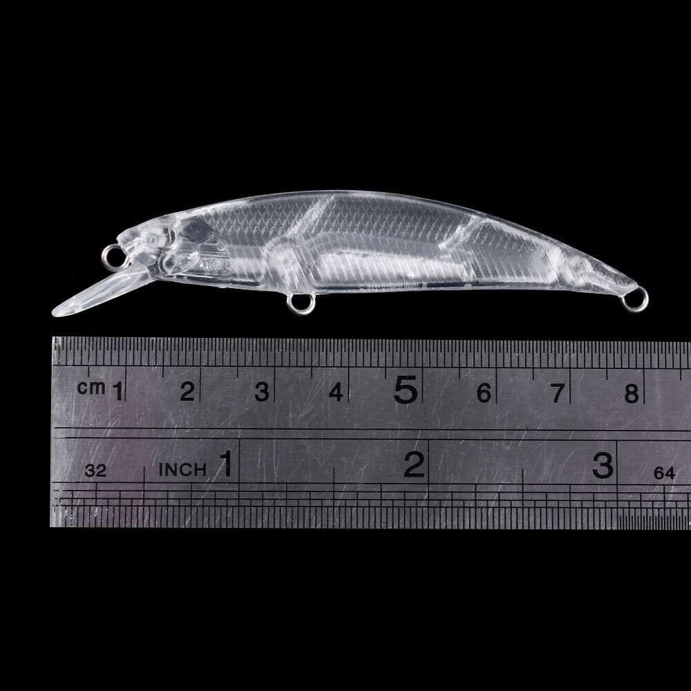 100PCS/Set 8cm/9g Sinking Minnow Fishing Lures Unpainted Swimbait Bass Tackle - Image 8