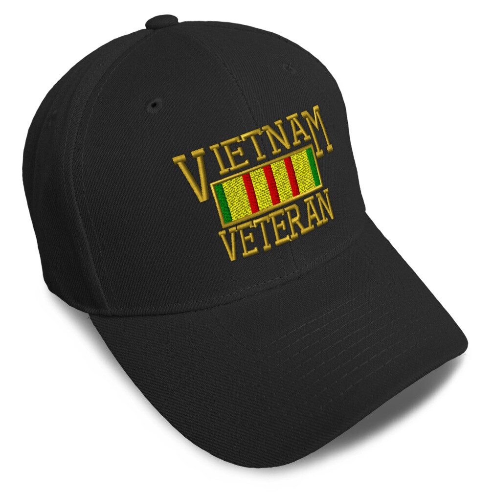 Baseball Cap Vietnam Veteran A Embroidery Dad Hats for Men & Women 1 Size