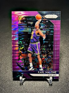 2018-19 Prizm Basketball #75 Karl Malone Purple Pulsar 17/35 Utah Jazz