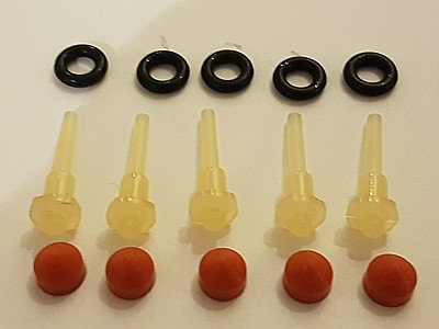 5x Melitta Caffeo CI Bistro Auslaufventil Ventilstift Dichtung Formdichtung  C08