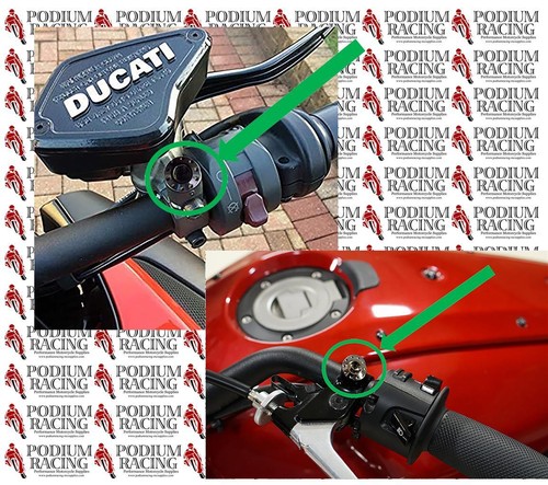 2 Pièces Vis De Rétroviseur Moto M10 - Bouchons De Trou En Alliage D'Aluminium, Capuchon Miroir Droit Noir