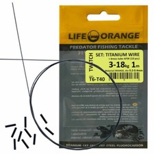 Raubfisch SET Titanium Vorfachsmaterial 10 Qu...