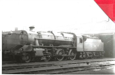 LMSR - STANIER MOGUL 2-6-0 - 2955 @ CREWE SOUTH - VINTAGE IMAGE - # L4084