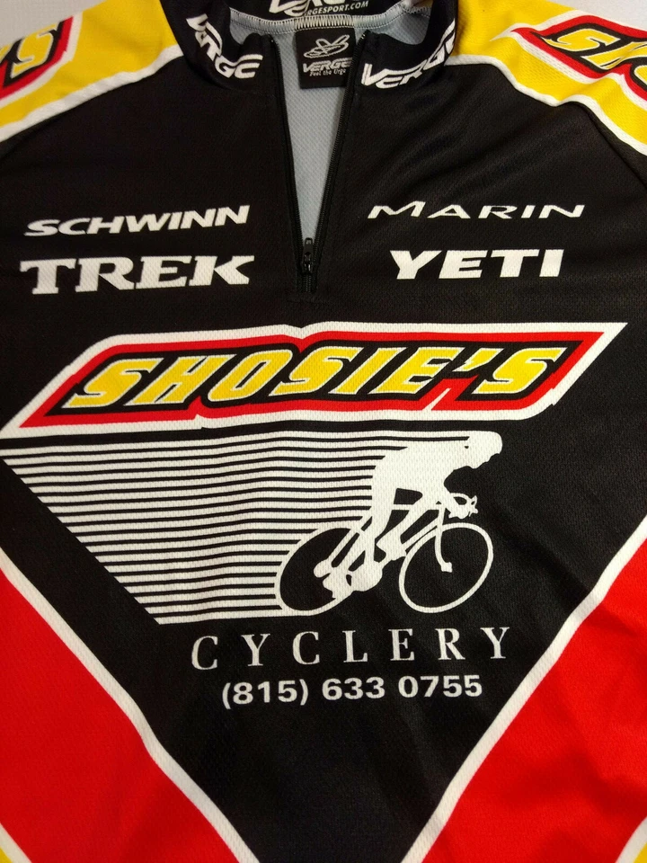 Camisa Verge Mock Neck Legend Bicicleta Ciclista Carreras Hombres Manga Corta Talla L+ Foto 3 de 4