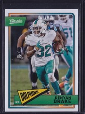 2018 PANINI CLASSICS KENYAN DRAKE #55 DOLPHINS ALABAMA CRIMSON TIDE