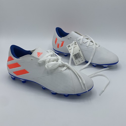 Brand New Size 7 5 Adidas Nemeziz Messi 19 4 Fg M White Blue F Ebay Brand New Size 7 5 Adidas Nemeziz Messi 19 4 Fg M White Blue F Ebay