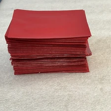 Lot Of 200+ Multicolor Red-ish Card Sleeves GnuTradingCards 