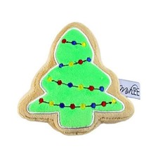 Midlee Christmas Sugar Cookie Plush Dog Toy Christmas Large, Multicolored