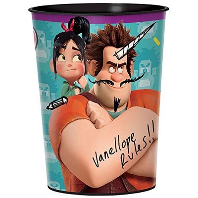 Wreck It Ralph 2 Movie Breaks Internet Birthday Party Favor 16 oz. Plastic Cup