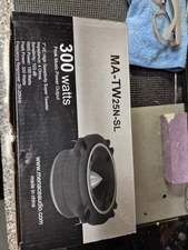 MENACE AUDIO MA-TW25N-SL SUPER TWEETER  PAIR-CAR AUDIO-SOUND CAR