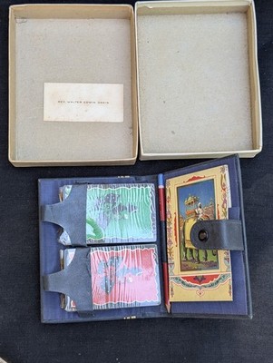 '35 2 SEALED USPCC BRIDGE CARD GOLD EDGE STAMP CASE BOX REV. W. DAKIN C'DALE MS