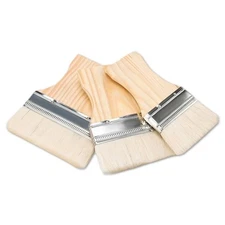 3 4 5 Inch Flat Paddle Hake Paint Brush Set for Oil Acrylic Paints Varnish