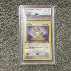 1999 Pokemon Jungle 1st Edition Meowth 56 PSA 8 NM-MINT