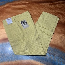 Vintage Collectors DAY'S SPORTSWEAR 29x29 Pants Slacks Yellow Plaid Nos