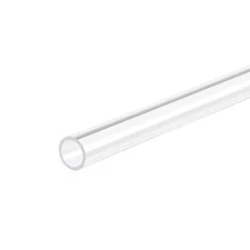 13mm x 15mm 20" Clear Acrylic Pipe Rigid Plastic Tubing for Plumbing