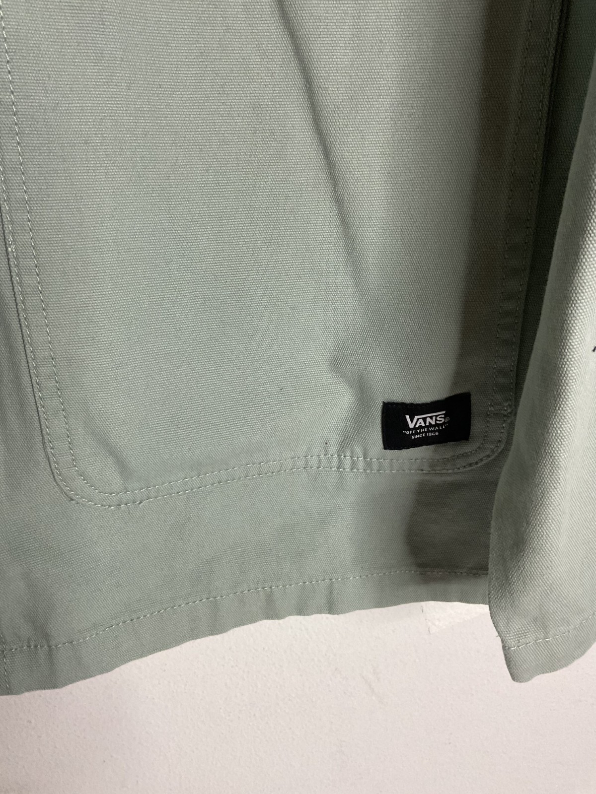 Vans Men's Drill Chore Corduroy Collar Coat Jacket Light Blue Size XL image 4