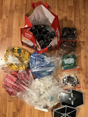 6+kg Lego, Konvolut aus alten Teilen. Sortiert nach Farben. Guter Zustand
