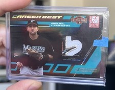 2004 Donruss Elite Extra Miguel Cabrera Game-used 5 Color Marlins Logo /25 