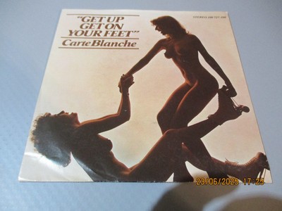 (59) 7'' Single Vinyl - Carte Blanche   Get Up Get On Your Feet