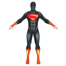 Absolute Universe Jumpsuit Superman Suit Cosplay Costume Adult Kids Halloween