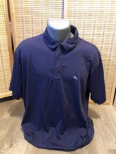 Tommy Bahama Hawaiian Polo Shirt Purple Solid XL Extra Large IslandZone H786