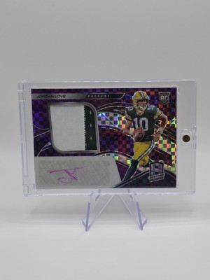 2020 Panini Spectra Jordan Love Purple Checker RPA /35 #204