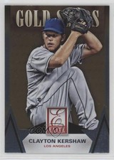 2015 Panini Elite Gold Stars Clayton Kershaw #4 0b3