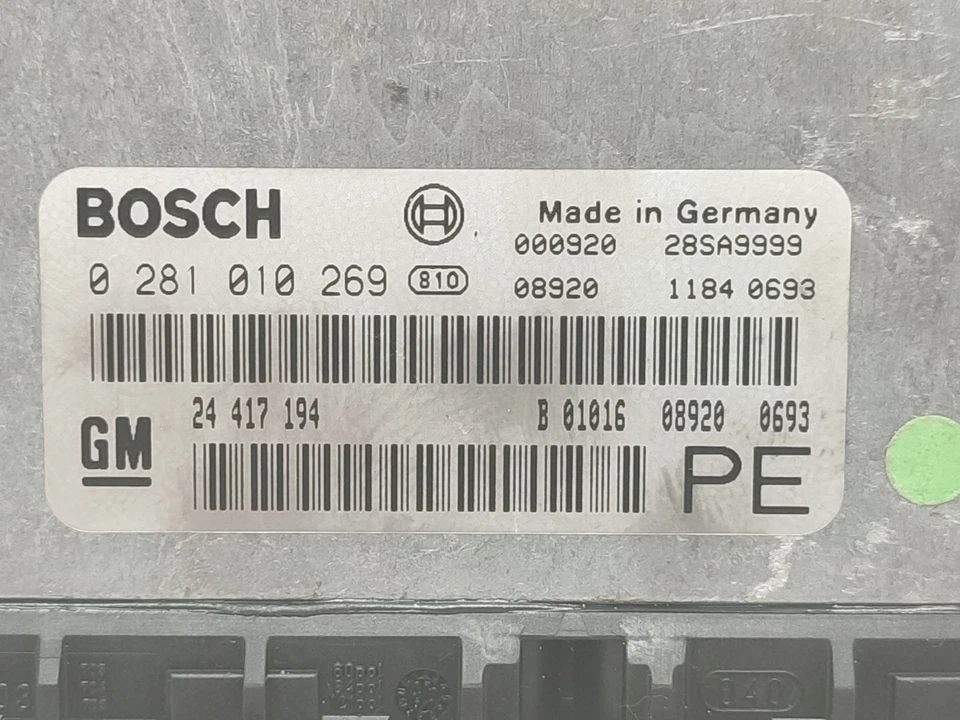 CENTRALINA MOTORE / 0281010269 / 2274723 PER OPEL VECTRA B J96 2.0 DTI 16V F1 - Immagine 2 di 4
