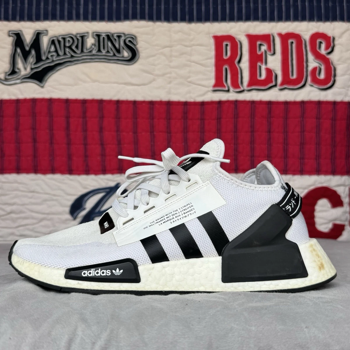 adidas NMD R1 V2 White Black 2022 for Sale | Authenticity