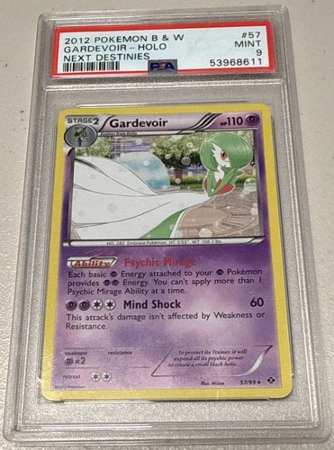 Pokémon TCG - PSA 9 Gardevoir Holo Next Destinies 57/99 Black & White 2012