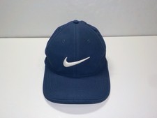 Nike Golf Dri Fit Hat Navy Blue Adjustable Strap Back Cap Tennis