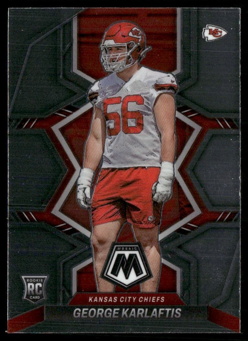 George Karlaftis Rookie 2022 Panini Mosaic Kansas City Chiefs #377
