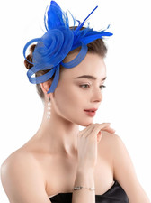 Fascinators for Women Tea Party Hats for Women Fascinator Church Hat with Clip f