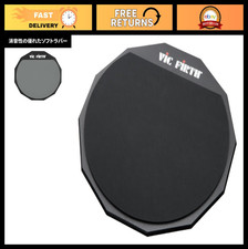 12" Double-Sided Practice Pad for Drumming - Ideal for Quiet Practice Skill Bu