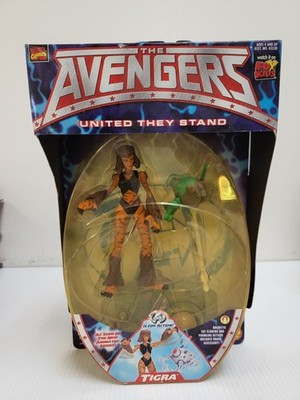 1999 Marvel Comics The Avengers United They Stand Tigra 6'' Action Figure 