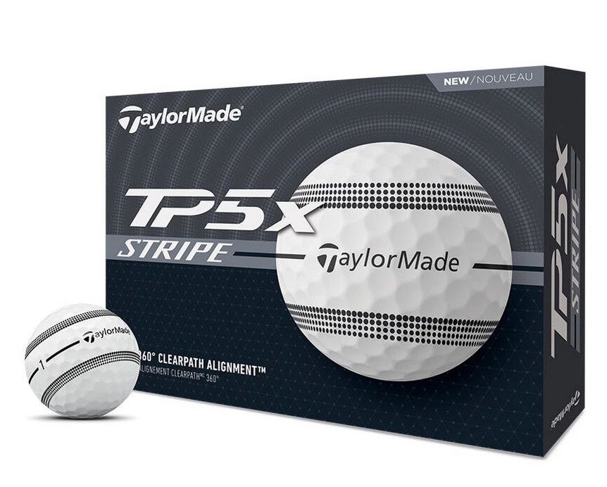 TAYLORMADE Taylor Made TP5x Stripe Golfbälle in weiß (12 Stk.) 2025/V9902301
