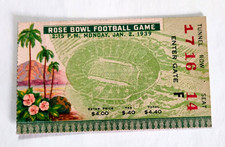 1939 ROSE BOWL College Football Game Ticket Stub USC TROJANS v. DUKE BLUE DEVILS