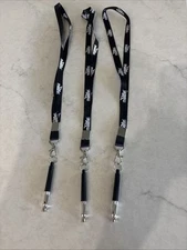 Moofin Dog Whistle Stop Barking Silent Ultrasonic Sound Obedience  w/ Strap 3pk