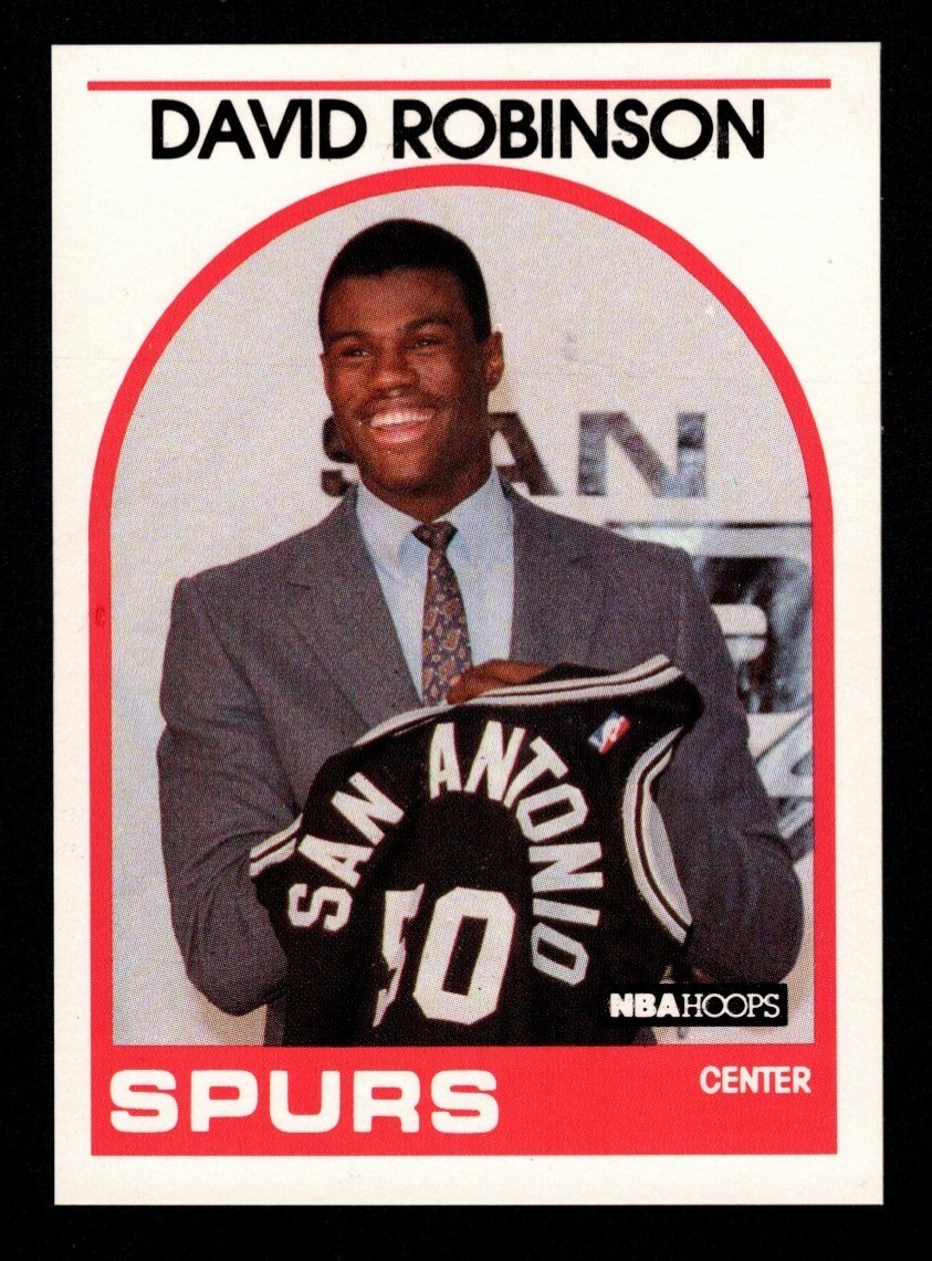 David Robinson 1989-90 NBA Hoops #138 Rookie RC San Antonio Spurs