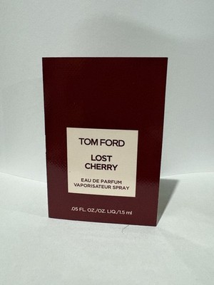 Tom Ford LOST CHERRY Eau de Parfum Sample 1.5 mL 0.05 oz Vial Card VOC