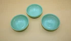 Set of 3  Vintage Fire-King Jadeite Glass Bowls by Anchor Hocking