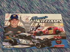 Ronnie Williams autographed Modified racing card.  2026 Spring Sizzler winner.  