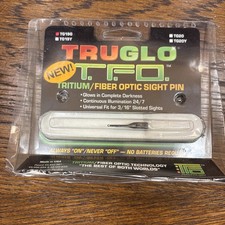NEW Truglo TFO Tritium/Fiber Optic Green Sight Pin TG19G