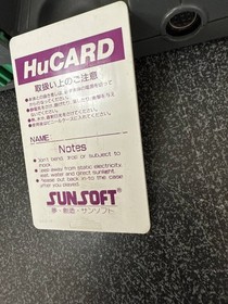 NEC PC Engine CoreGrafx Console & City Hunter HuCARD Game Lot Japan JP