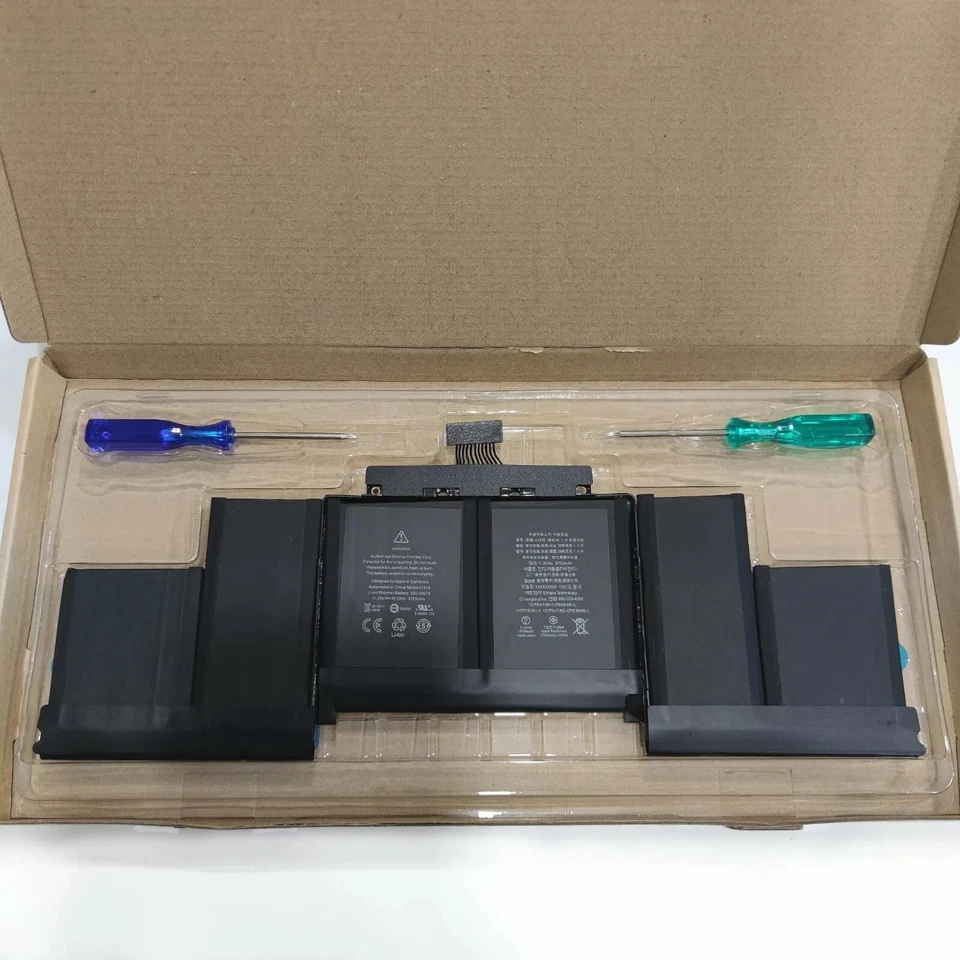 Batería OEM A1618 para Apple MacBook Pro 15” Retina A1398 mediados de 2015 +2 destornilladores Foto 2 de 4