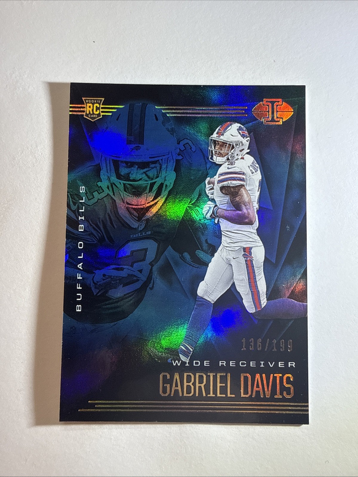 2020 Panini Illusions GABRIEL DAVIS #43 Rookie 136/199 Buffalo Bills