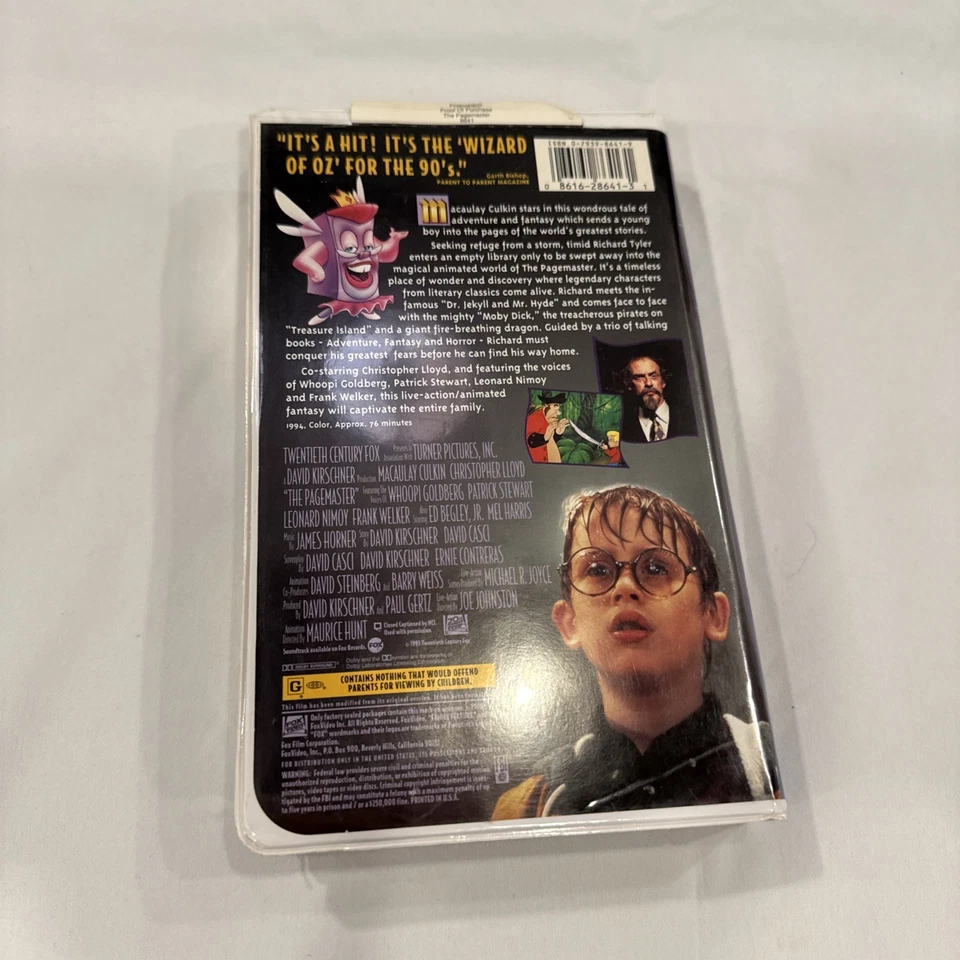 The Pagemaster (VHS, 1996) Macaulay Culkin  Foto 2 de 4